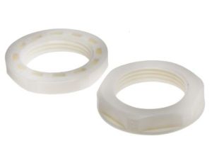 Nakrętka do dławnic kablowych, M25, IP68, kolor: Biały, materiał: Nylon 66, RS PRO