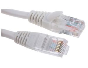 Kabel kat. 5e Nieosłonięty Biały 2m