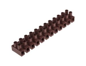 2.5mm Złącze wtykowe do druku Ciemnobrązowy 12-żyłowe, Śruba, 450 V Montaż na kablu Tak