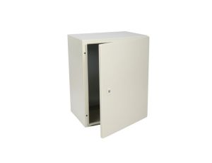 Szafka ścienna rozdzielcza RAL 7032, materiał: Stal, IP66, 400 x 500 x 300mm, RS PRO