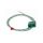 Termopara typ K do +350C kabel 1m, Włókno szklane IEC
