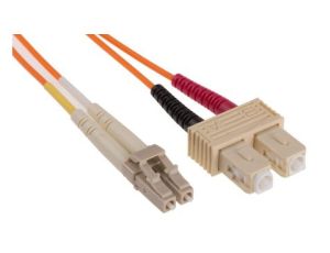 Kabel światłowodowy, średnica: 62.5/125m, OM1 Wielomodowy, Pomarańczowy, LC/SC