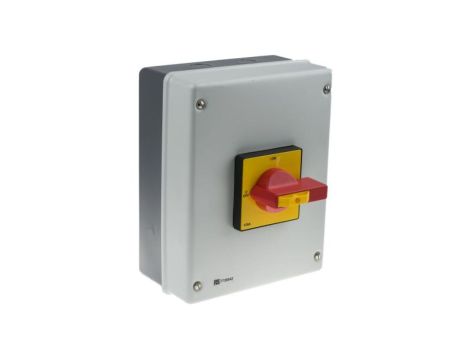 Przełącznik izolacyjny bez bezpiecznika 4-biegunowy 125 A 75 kW 3-fazowy IP54