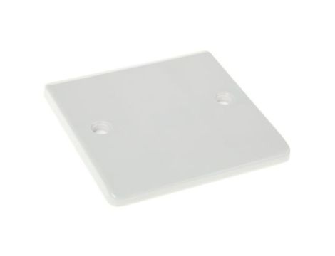 Mocowanie elektroinstalacyjne, kolor biały, 1-krotna, materiał UF, 85.6 x 85.6 x 7.4mm, RS PRO