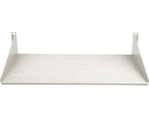 Pólka szafy serwerowej, 2U, typ: Półka wspornika, maks. obciążenie: 25kg, Stal, Szary