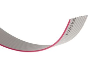 Kabel taśmowy Nieekranowany, AWG: 28, 10-żyłowy, raster: 1.27mm, 30m, -20→ +105 C