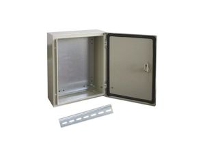 Szafka ścienna rozdzielcza Szary, materiał: Stal, IP66, 800 x 600 x 300mm, RS PRO