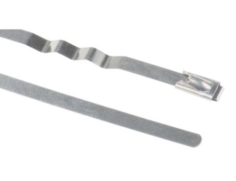 Opaska kablowa 150mm 4,6 mm Stal nierdzewna 316 100 sztuk RS PRO