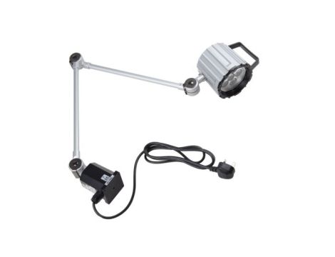 Lampa przemysłowa 12 W, zasięg 400mm Ramię przegubowe Typ G, brytyjskie BS1363, RS PRO