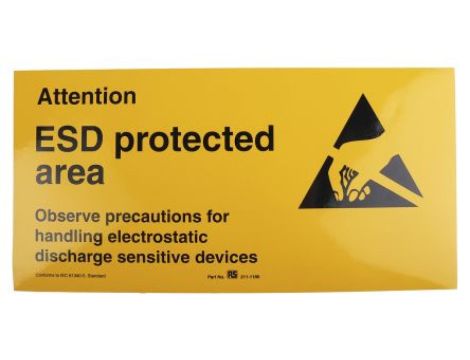 Plakat dot. bezpieczeństwa, Winyl, Angielski RS PRO