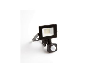Projektor naświetlacz led z czujnikiem ruchu PIR 10W 900LM IP65 4000K czarny EC79878