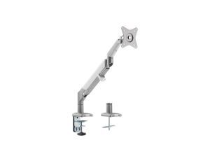 Uchwyt biurkowy do monitora szary Ergo Office, ze sprężyną, 17-32, 9 kg, ER-405G