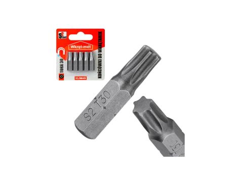 Końcówki do wkrętarki S2 TORX TX 30x25mm 5szt.