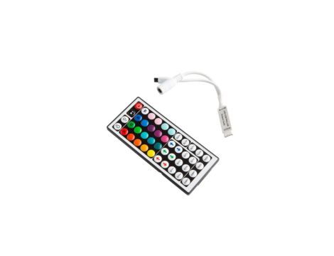 STEROWNIK LED RGB IR 44 PRZYCISKI 6A 72W EC79457