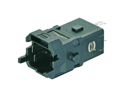Złącze Han 1A prostokątne męskie ekranowane 3pin +PE 09100033001
