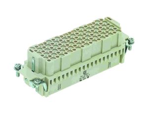 Złącze prostokątne żeńskie Han bez styków 108-PIN 250V 9161083101