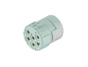 Złącze okrągłe M23 żeńskie bez styków 6-PIN 300V 9151063101