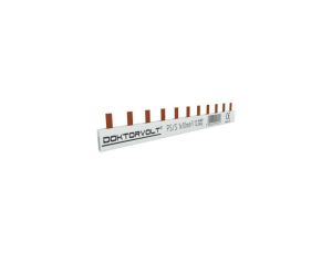 Szyna łączeniowa sztyftowa PS/S 1-fazowa 12-modułowa 10mm2 DV 2053