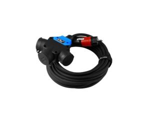 Przedłużacz trójdrożny 10m IP44 230V/16A kabel 3x1,5 gniazdo trójdrożne Schuko Doktorvolt 2145
