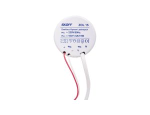 SKOFF Zasilacz led 10V 15W ZOL 15 do opraw ledowych schodowych
