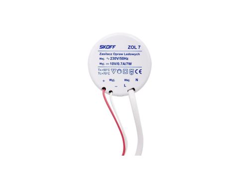 SKOFF Zasilacz led 7W 10V ZOL 7 do opraw Ledowych schodowych