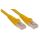 Kabel kategorii 6, Żółty, Wtyk RJ45/męski RJ45dł.: 1m, mat. koszulki: PVC