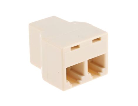 Adapter do złączy RJ, 2 portów RJ11