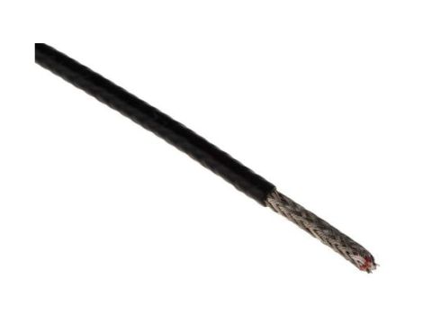 Przewód termoparowy RTD Ekranowany, -75 → +260 C., dł. 100m, izolacja: Teflon PFA, 7-żyłowy, RS PRO