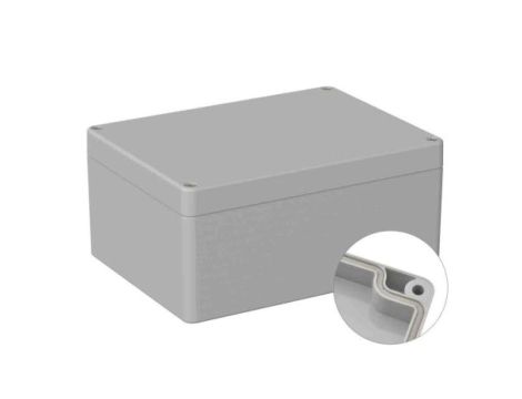 Obudowa ogólnego użytku ekranowana Szary IP66 Silikon, 120 x 160 x 75mm, RS PRO 5U2