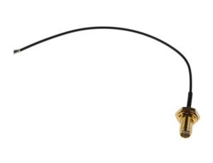 Kabel koncentryczny, RF, Czarny Gniazdo SMA Żeńskie U.FL 150mm, RS PRO Z zakończeniem