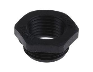 Adapter do dławnic kablowych, M20 → M16, materiał: Nylon 66, kolor: Czarny, RS PRO