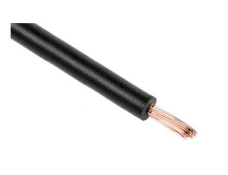 Jednożyłowy kabel sterowniczy CSA 1 mm, Maks. +70C 1000 V Czarny, RS PRO