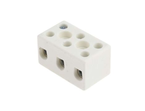 10mm Złącze wtykowe do druku Biały 3-żyłowe, Wkręcane, 450 V