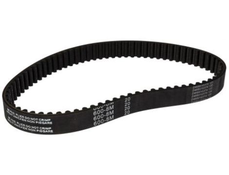 Pas zębaty x 20mm, 600mm, RS PRO