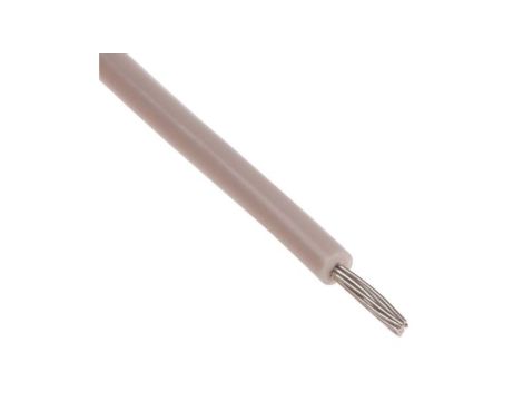 Przewód jednożyłowy linkowy, Przewód instalacyjny 1430, 0,2 mm, 11/0,16 mm, 24 AWG, PVC, 300 V, Biały, dł. 100m, RS PRO