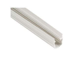 Pasek zasłaniający na profile, Szary, PP, 8mm, dł. 2m 10-elem., RS PRO