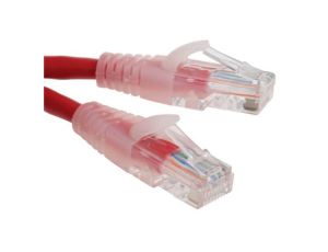 Kabel kat. 5e U/UTP Czerwony 3m