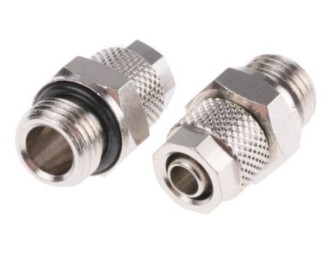 Adapter gwintowany prosty gwint – rura, 15 barów