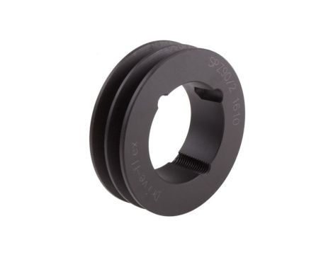 Krążek, śr. całkowita: 94mm, śr. otworu: 42mm, l. rowków: 2, Żeliwo, stal