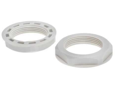 Nakrętka do dławnic kablowych, M32, IP68, kolor: Szary, materiał: Nylon 66, RS PRO