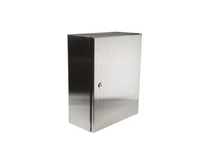 Szafka ścienna rozdzielcza, materiał: Stal nierdzewna typu 304, IP66, 400 x 500 x 200mm, RS PRO