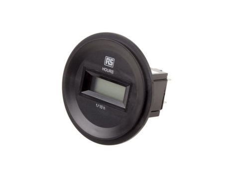 Licznik godzin LCD 6-cyfrowy 10 → 80 V DC RS PRO