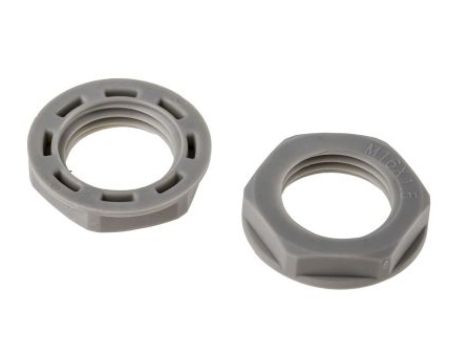 Nakrętka do dławnic kablowych, M16, IP68, kolor: Szary, materiał: Nylon 66, RS PRO