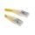 Kabel kategorii 6, Żółty, Wtyk RJ45/męski RJ45dł.: 2m, mat. koszulki: LSZH