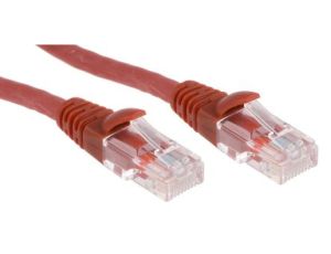 Kabel kat. 5e U/UTP Czerwony 500mm