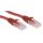 Kabel kat. 5e U/UTP Czerwony 500mm