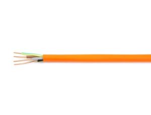 Kabel CR1/C1 4 Core Poliolefina Sheath Pomarańczowy 9.4mm od , 300 V, 500 V