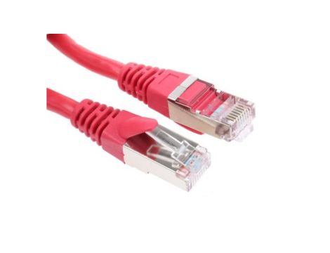 Kabel kat. 5e F/UTP Czerwony 2m