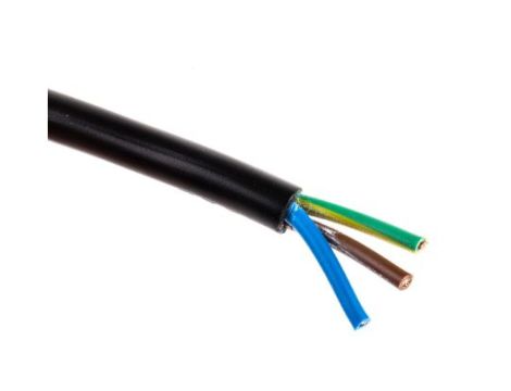 Sieciowy kabel zasilający 3 Core Polichlorek winylu PVC Sheath Czarny 5.2 → 6.7mm od , 300 V