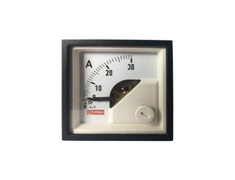 Amperomierz analogowy panelowy 30 (Input, Scale)A AC -10C do +65C RS PRO